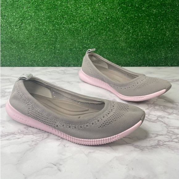 Cole Haan 2.Zerogrand Ballet Flats Women's Size 7.5 Ironstone W10851 - Picture 3 of 6